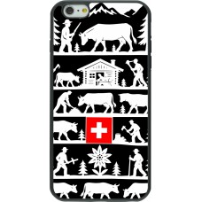 iPhone 6 Plus / 6s Plus Case Hülle - Silikon schwarz Poya Schweiz 1 schwarz