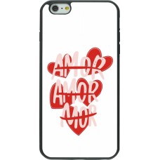 iPhone 6 Plus / 6s Plus Case Hülle - Silikon schwarz Saint Valentines Day 26 Amor