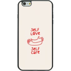 iPhone 6 Plus / 6s Plus Case Hülle - Silikon schwarz Saint Valentines Day 26 Self love self care