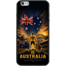iPhone 6 Plus / 6s Plus Case Hülle - Silikon schwarz Fussball Australien splash 2026