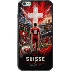 iPhone 6 Plus / 6s Plus Case Hülle - Silikon schwarz Fussball Suisse splash 2026