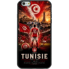 iPhone 6 Plus / 6s Plus Case Hülle - Silikon schwarz Fussball Tunesien splash 2026