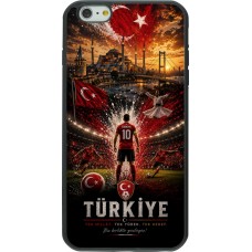 iPhone 6 Plus / 6s Plus Case Hülle - Silikon schwarz Fussball Türkei splash 2026