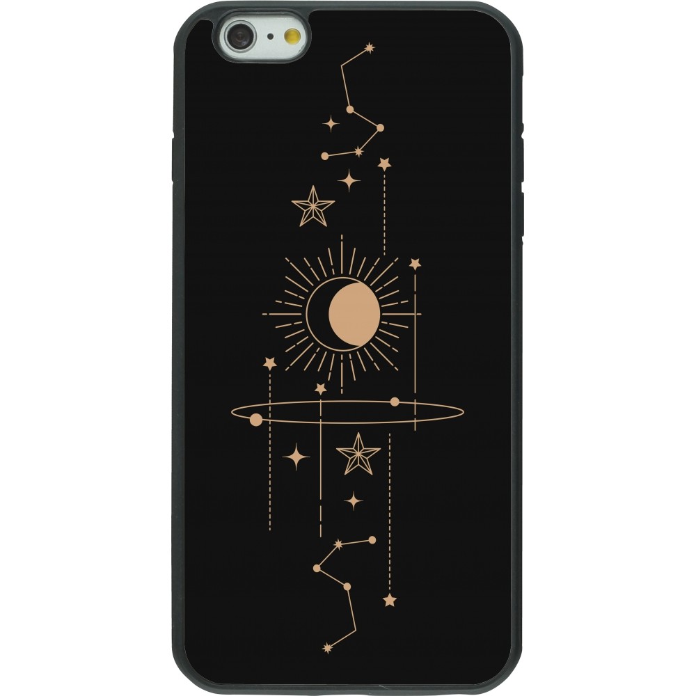 iPhone 6 Plus / 6s Plus Case Hülle - Silikon schwarz Spring 23 astro