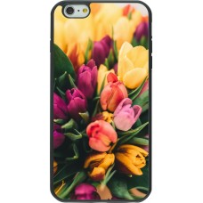 iPhone 6 Plus / 6s Plus Case Hülle - Silikon schwarz Bouquet of tulips Spring 2026