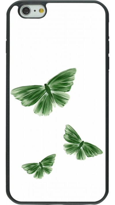 iPhone 6 Plus / 6s Plus Case Hülle - Silikon schwarz Butterflies Spring 2026