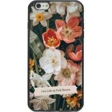 iPhone 6 Plus / 6s Plus Case Hülle - Silikon schwarz Full Bloom Spring 2026