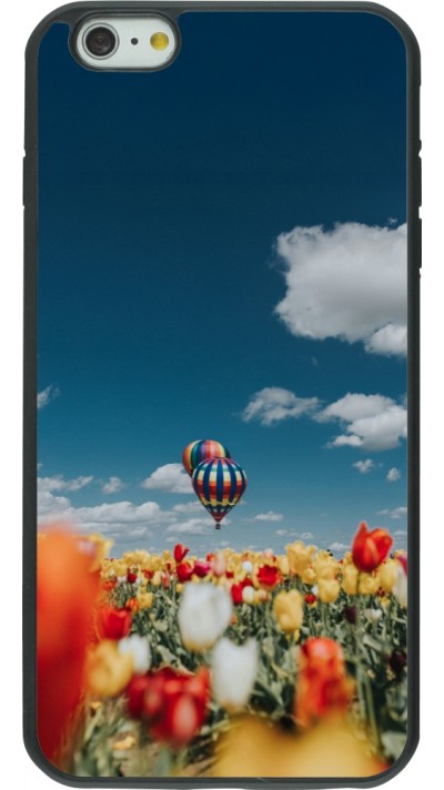 iPhone 6 Plus / 6s Plus Case Hülle - Silikon schwarz Hot air balloon Spring 2026