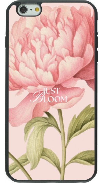 iPhone 6 Plus / 6s Plus Case Hülle - Silikon schwarz Just Bloom Spring 2026