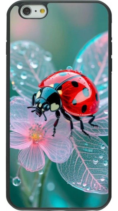 iPhone 6 Plus / 6s Plus Case Hülle - Silikon schwarz Ladybird in bloom Spring 2026