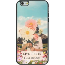 iPhone 6 Plus / 6s Plus Case Hülle - Silikon schwarz Live life in full moon Spring 2026