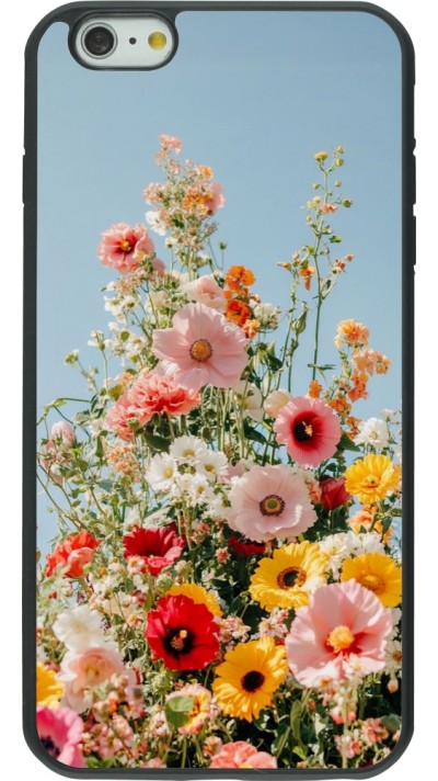 iPhone 6 Plus / 6s Plus Case Hülle - Silikon schwarz Spring flowers Spring 2026