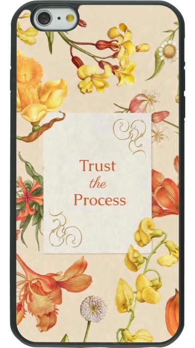 iPhone 6 Plus / 6s Plus Case Hülle - Silikon schwarz Trust the process Spring 2026