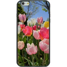 iPhone 6 Plus / 6s Plus Case Hülle - Silikon schwarz Tulips Spring 2026
