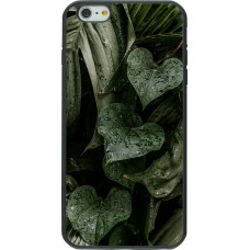 iPhone 6 Plus / 6s Plus Case Hülle - Silikon schwarz Spring 23 fresh plants