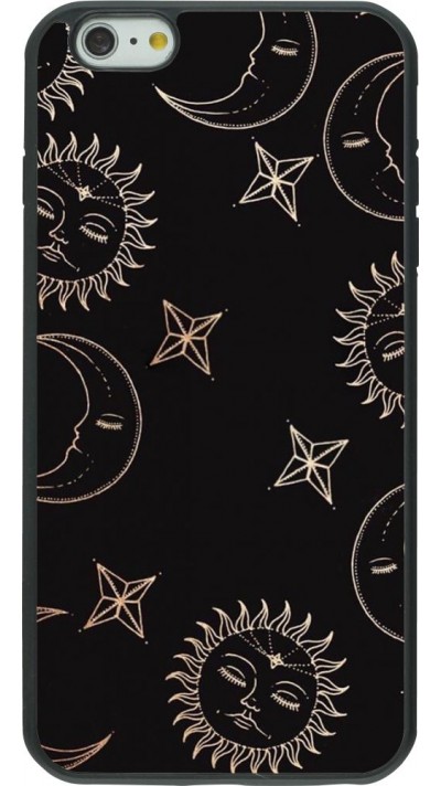 Coque iPhone 6 Plus / 6s Plus - Silicone rigide noir Suns and Moons