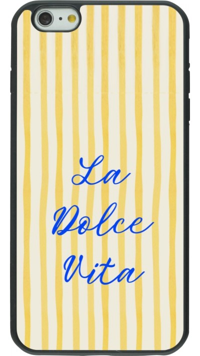 Coque iPhone 6 Plus / 6s Plus - Silicone rigide noir The good life 2026