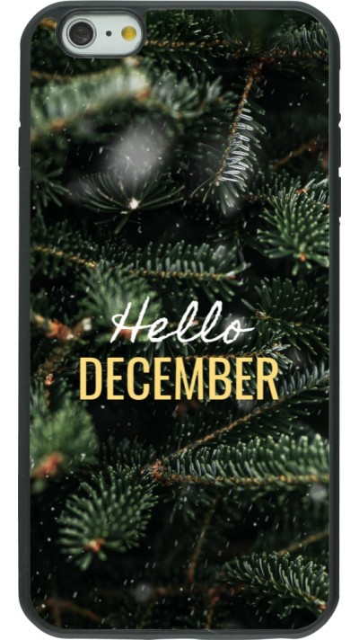 Coque iPhone 6 Plus / 6s Plus - Silicone rigide noir Winter 25 Winter hello december