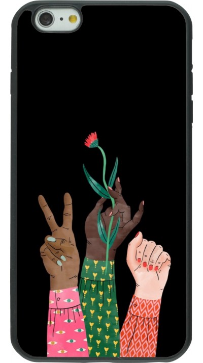 Coque iPhone 6 Plus / 6s Plus - Silicone rigide noir Womens day 2026 2