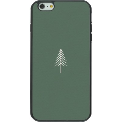 iPhone 6 Plus / 6s Plus Case Hülle - Silikon schwarz Christmas 22 minimalist tree