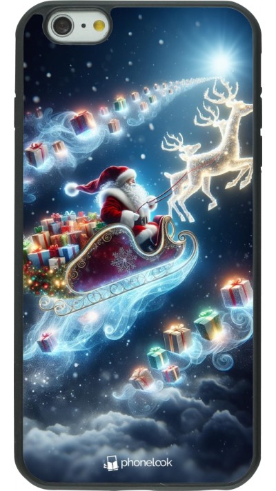iPhone 6 Plus / 6s Plus Case Hülle - Silikon schwarz Weihnachten 2023 Verzauberter Weihnachtsmann