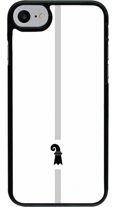 iPhone 7 / 8 / SE (2020, 2022) Case Hülle - Kanton BS weiss