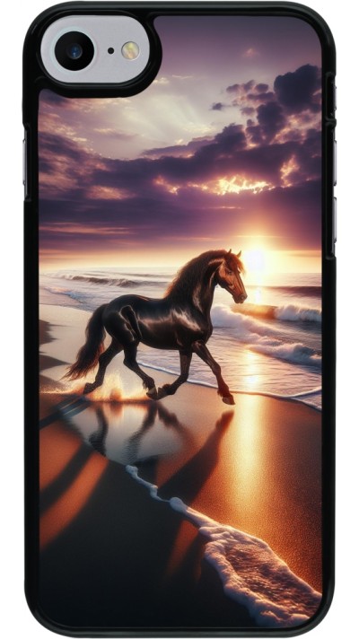 iPhone 7 / 8 / SE (2020, 2022) Case Hülle - Pferd majestätisch Strand