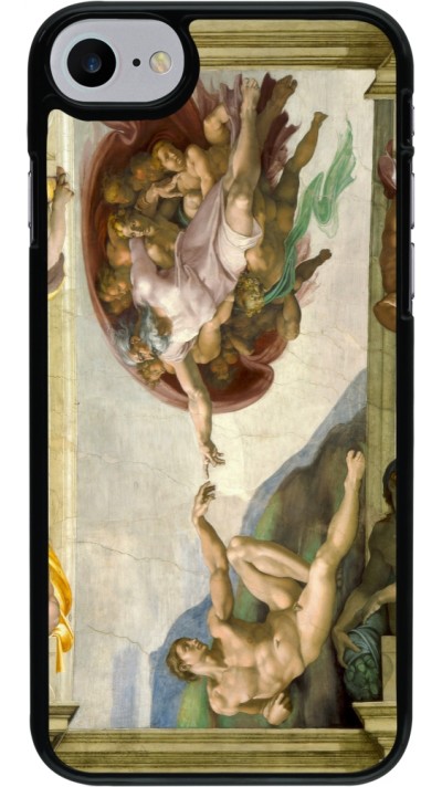 iPhone 7 / 8 / SE (2020, 2022) Case Hülle - Kunstbild - Die Erschaffung Adams - Michelangelo