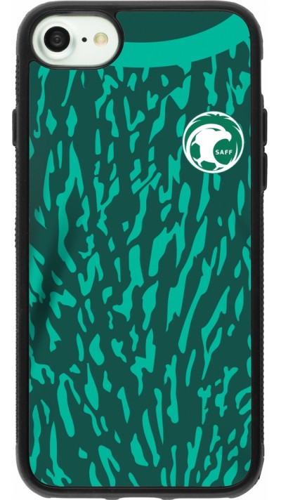 iPhone 7 / 8 / SE (2020, 2022) Case Hülle - Silikon schwarz Saudi-Arabien 2022 personalisierbares Fussballtrikot
