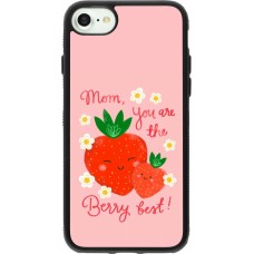 iPhone 7 / 8 / SE (2020, 2022) Case Hülle - Silikon schwarz Mom 2026 Berry best
