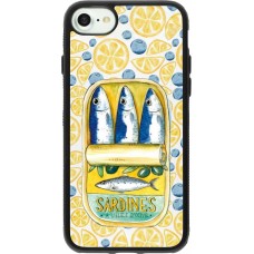 iPhone 7 / 8 / SE (2020, 2022) Case Hülle - Silikon schwarz Sardines in oil 2026
