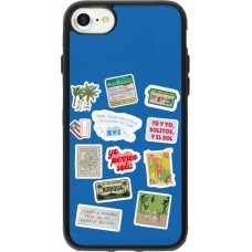 iPhone 7 / 8 / SE (2020, 2022) Case Hülle - Silikon schwarz Seals of the Dominican Republic DTMF