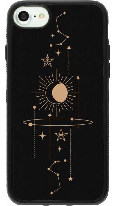 iPhone 7 / 8 / SE (2020, 2022) Case Hülle - Silikon schwarz Spring 23 astro