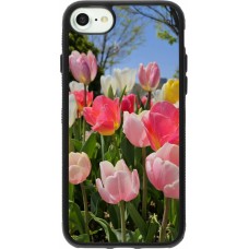 iPhone 7 / 8 / SE (2020, 2022) Case Hülle - Silikon schwarz Tulips Spring 2026