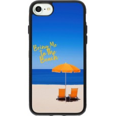 iPhone 7 / 8 / SE (2020, 2022) Case Hülle - Silikon schwarz Summer 2025 Bring me to the beach