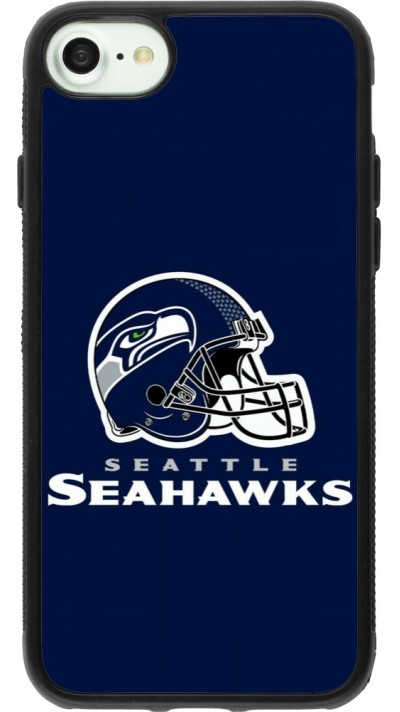 iPhone 7 / 8 / SE (2020, 2022) Case Hülle - Silikon schwarz Super Bowl 26 Seattle 3