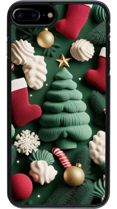 Coque iPhone 7 Plus / 8 Plus - Christmas 25 Christmas textiles
