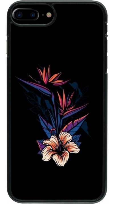 Coque iPhone 7 Plus / 8 Plus - Dark Flowers Coque iPhone 7 Plus / 8 Plus - Dark Flowers