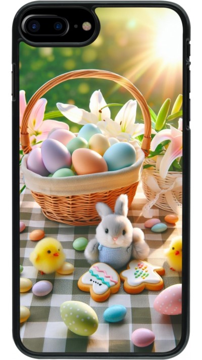 Coque iPhone 7 Plus / 8 Plus - Easter 2025 Panier Pâques