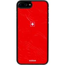 iPhone 7 Plus / 8 Plus Case Hülle - Schweiz 2026 personalisierbares Fussballtrikot