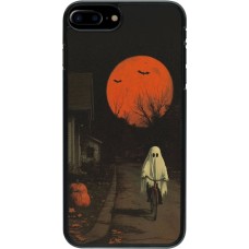 iPhone 7 Plus / 8 Plus Case Hülle - Halloween 2025 Ghost on a bicycle