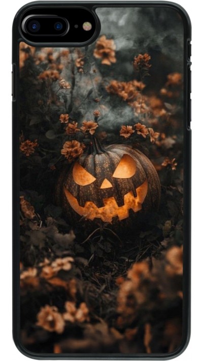 iPhone 7 Plus / 8 Plus Case Hülle - Halloween 2025 Pumpkin with flowers