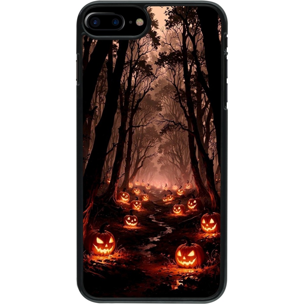 iPhone 7 Plus / 8 Plus Case Hülle - Halloween 2025 Road of Terrifying Pumpkins