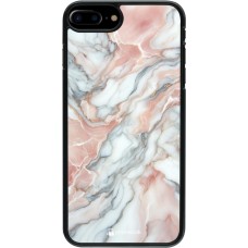 iPhone 7 Plus / 8 Plus Case Hülle - Rosa Leuchtender Marmor
