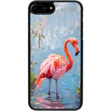 iPhone 7 Plus / 8 Plus Case Hülle - Paint Flamingo
