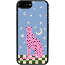 iPhone 7 Plus / 8 Plus Case Hülle - Pink leopard with stars 2026