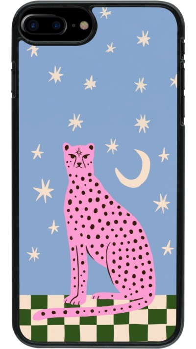 iPhone 7 Plus / 8 Plus Case Hülle - Pink leopard with stars 2026