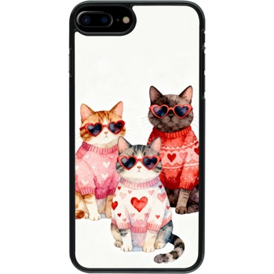 iPhone 7 Plus / 8 Plus Case Hülle - Saint Valentines Day 26 Cat Love