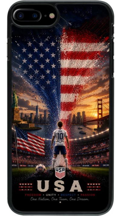 Coque iPhone 7 Plus / 8 Plus - Football États-Unis splash 2026