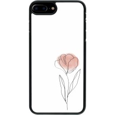 iPhone 7 Plus / 8 Plus Case Hülle - Spring 23 minimalist flower